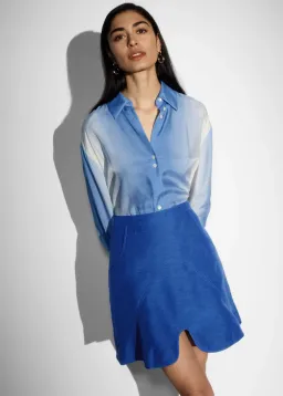 Witchery X Ellery A-line Mini Skirt Ultra Blue Size AU 14 for rent on The Volte - image 2