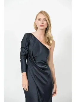 One Fell Swoop Scarlett Maxi Dress in Navy Size AU 14 for rent on The Volte - image 2