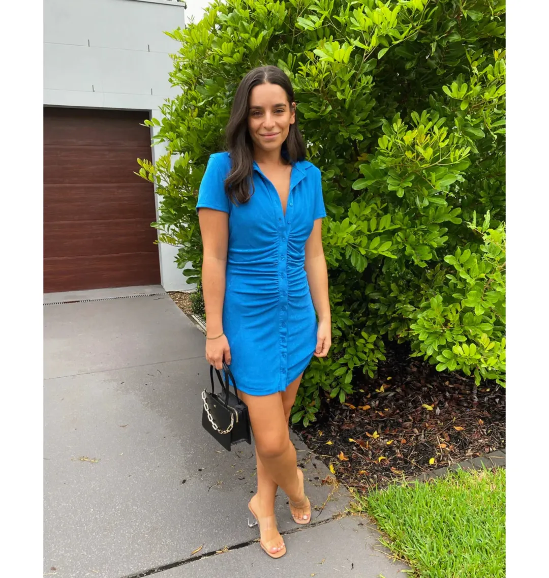 With Jean Alexa Dress Blue Size Small / AU 8 for rent on The Volte - main image