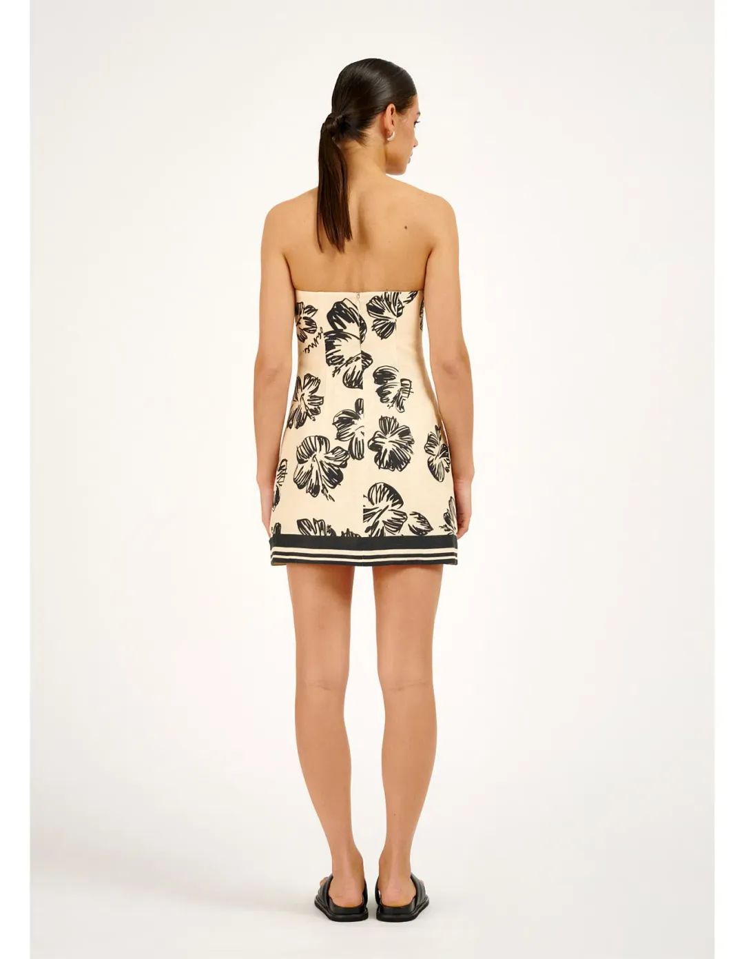 Roame Spencer Mini Dress Hibiscus Sunrise Size 3/AU 12 for rent on The Volte - main image