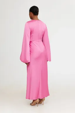 Significant Other Lara Long Sleeve Dress Pop Pink Size 10 for rent on The Volte - image 2