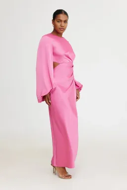 Significant Other Lara Long Sleeve Dress Pop Pink Size 10 for rent on The Volte - image 3
