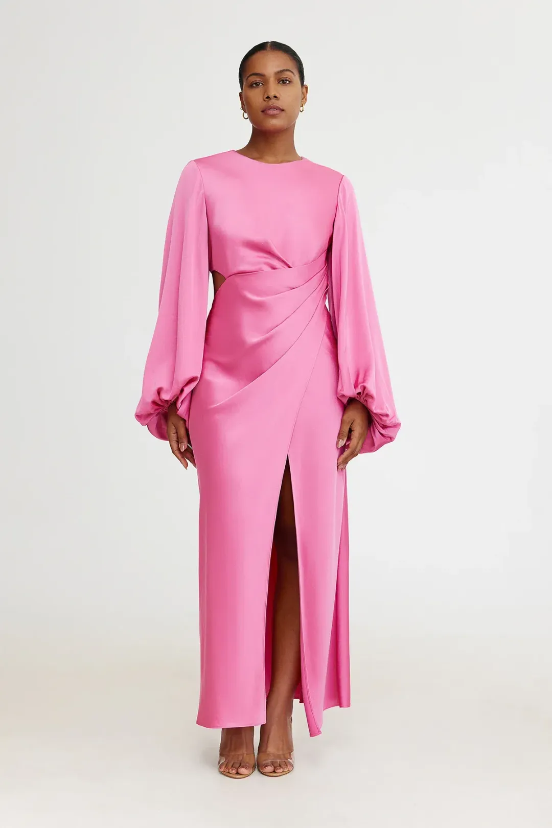 Significant Other Lara Long Sleeve Dress Pop Pink Size 10 for rent on The Volte - main image
