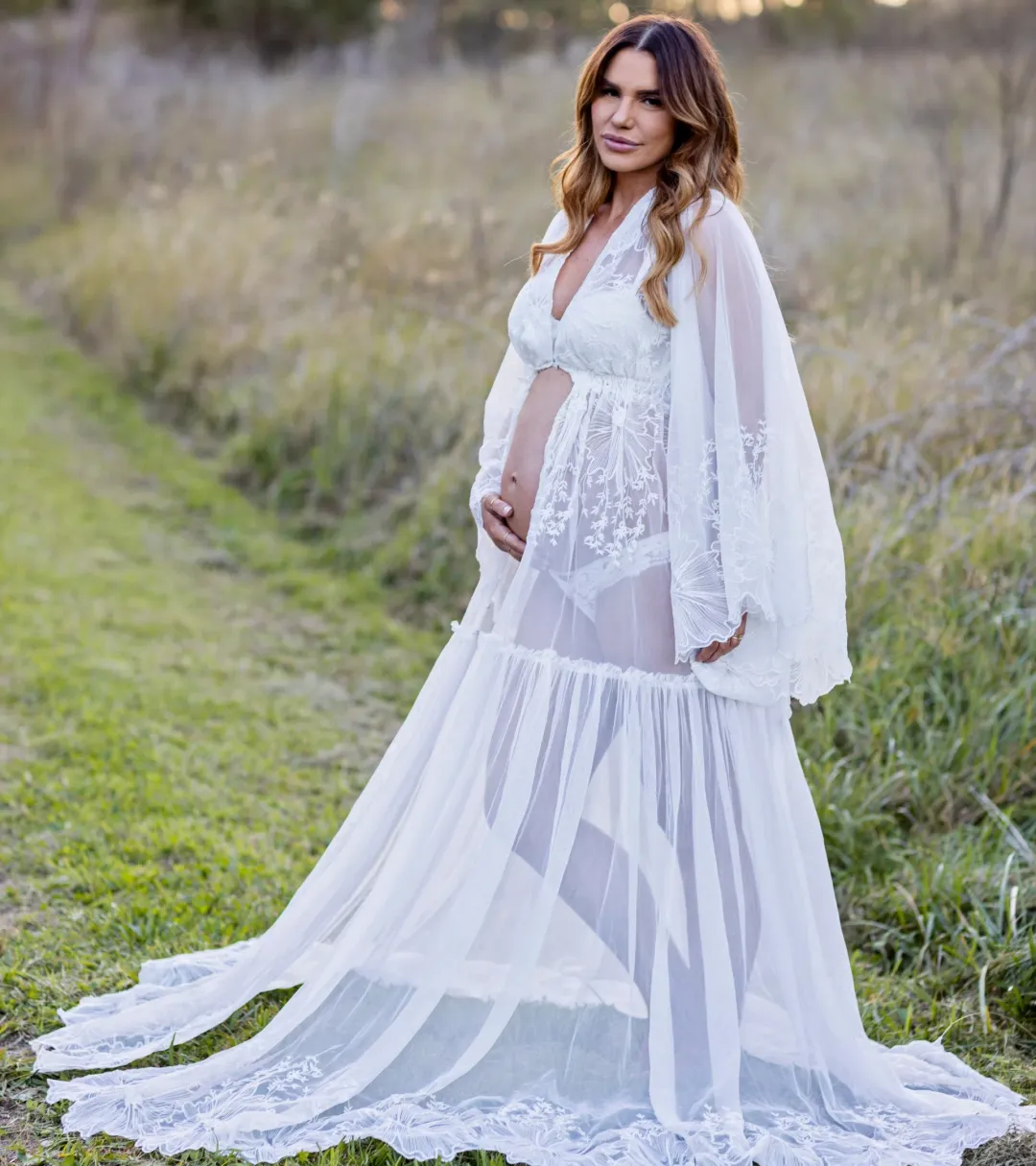 We Are Reclamation Bloom Where You Are Gown White One Size for rent on The Volte - main image