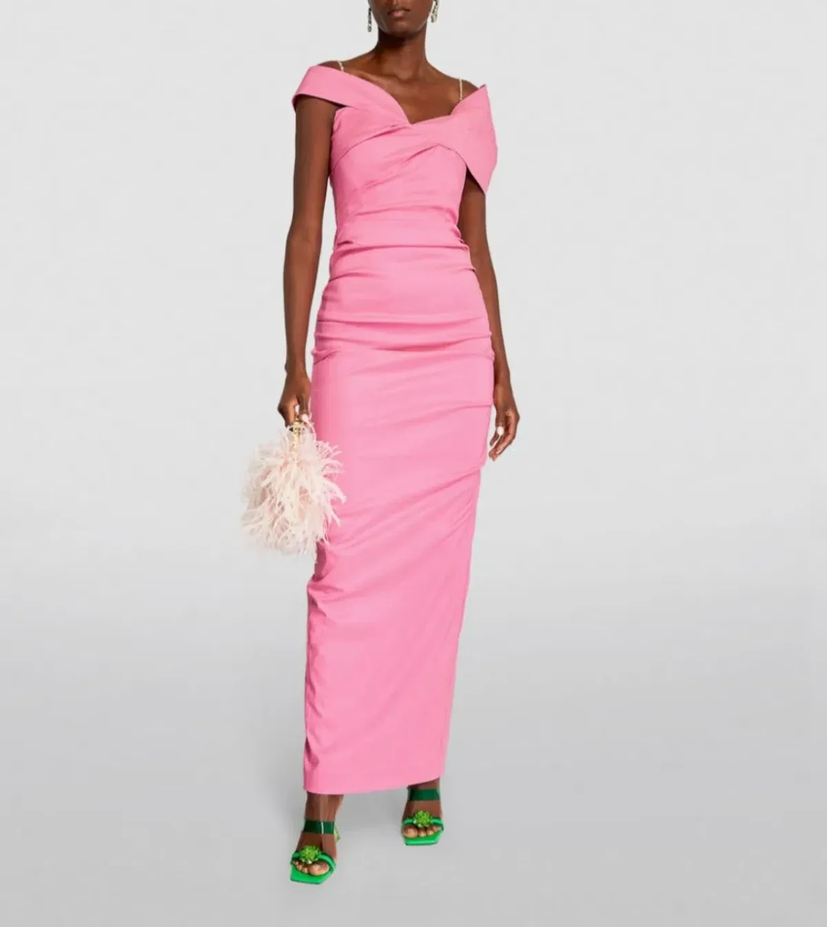 Rachel Gilbert Dahli Gown Pink Size 2/AU 10 for rent on The Volte - main image