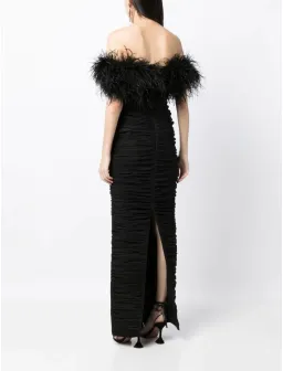 Rachel Gilbert Zion Gown Black Size 5/AU 16 for rent on The Volte - image 2
