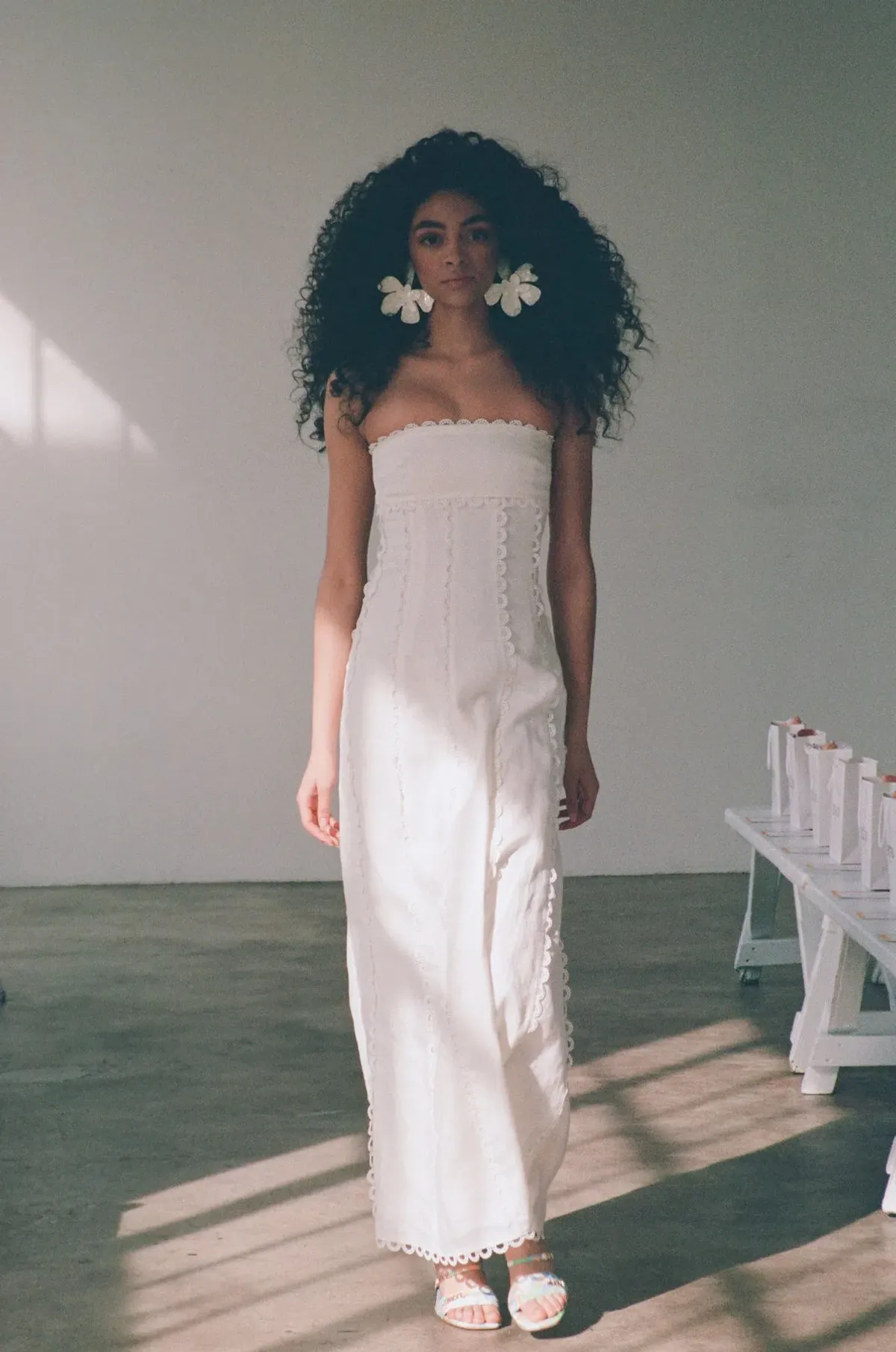 Zaco Zaila Maxi Dress White Size XS / AU 6 for rent on The Volte - main image