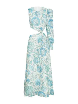 Kate Ford Nemea Opened Gown Floral Print Size AU 4 for rent on The Volte - image 4