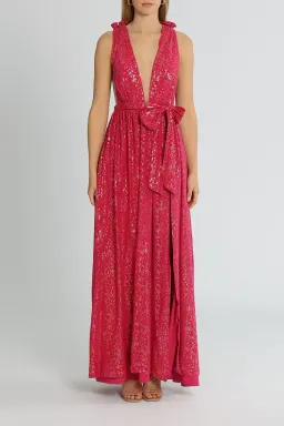 Rebecca Vallance Valencia Gown in Pink Size 10 for rent on The Volte - image 1