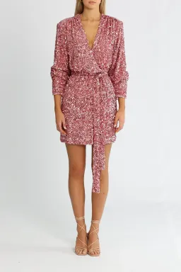 Rotate By Birger Christensen Samantha Rapture Rose Dress Print Size 16 for rent on The Volte - image 1