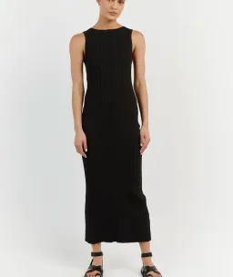 Dissh Sienna Knit Midi Dress Black Size L / AU 12 for rent on The Volte - image 3