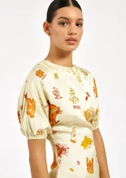 Roame Alma Dress In Fortuna Size 3 / AU 12 for rent on The Volte - image 3