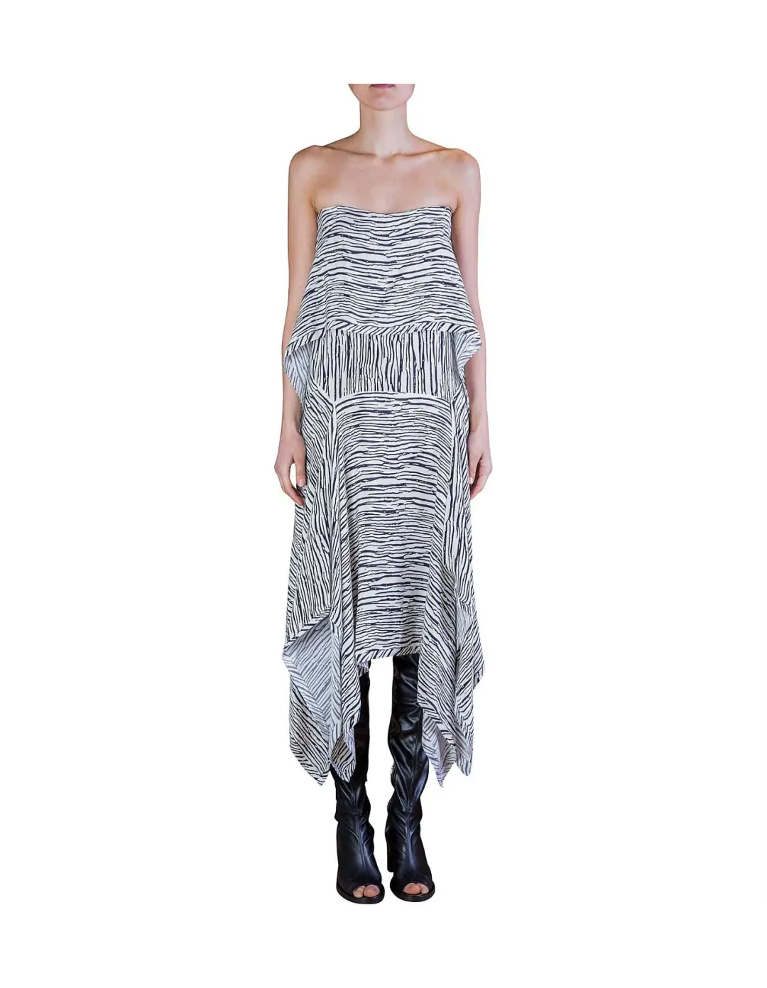 KitX Graphic Suspension Dress Print Size 8 for rent on The Volte - main image