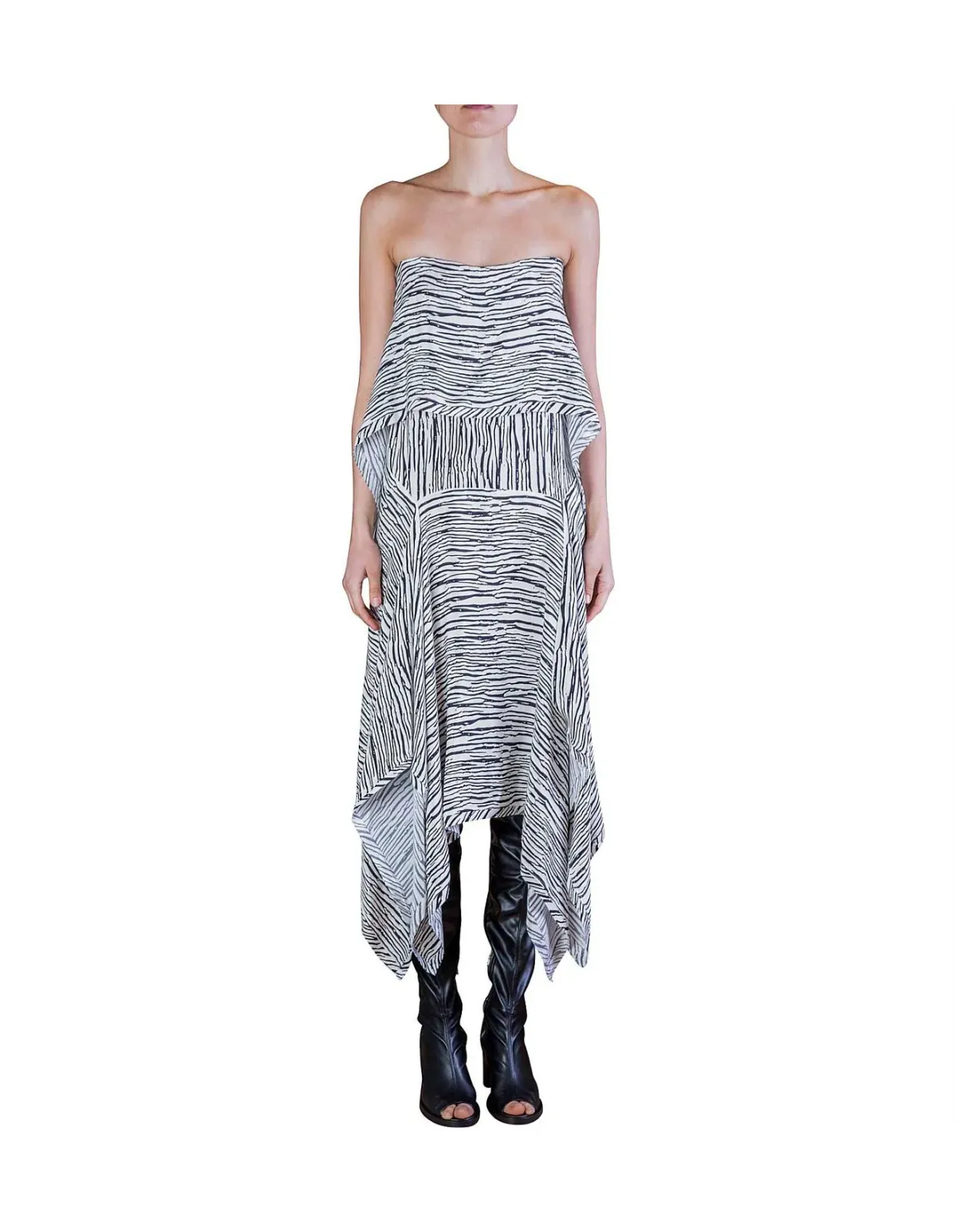 KitX Graphic Suspension Dress Print Size 8 for rent on The Volte - main image