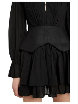 Aje Hanneli Dress in Black Size AU 10 for rent on The Volte - image 3
