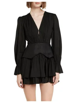 Aje Hanneli Dress in Black Size AU 10 for rent on The Volte - image 1