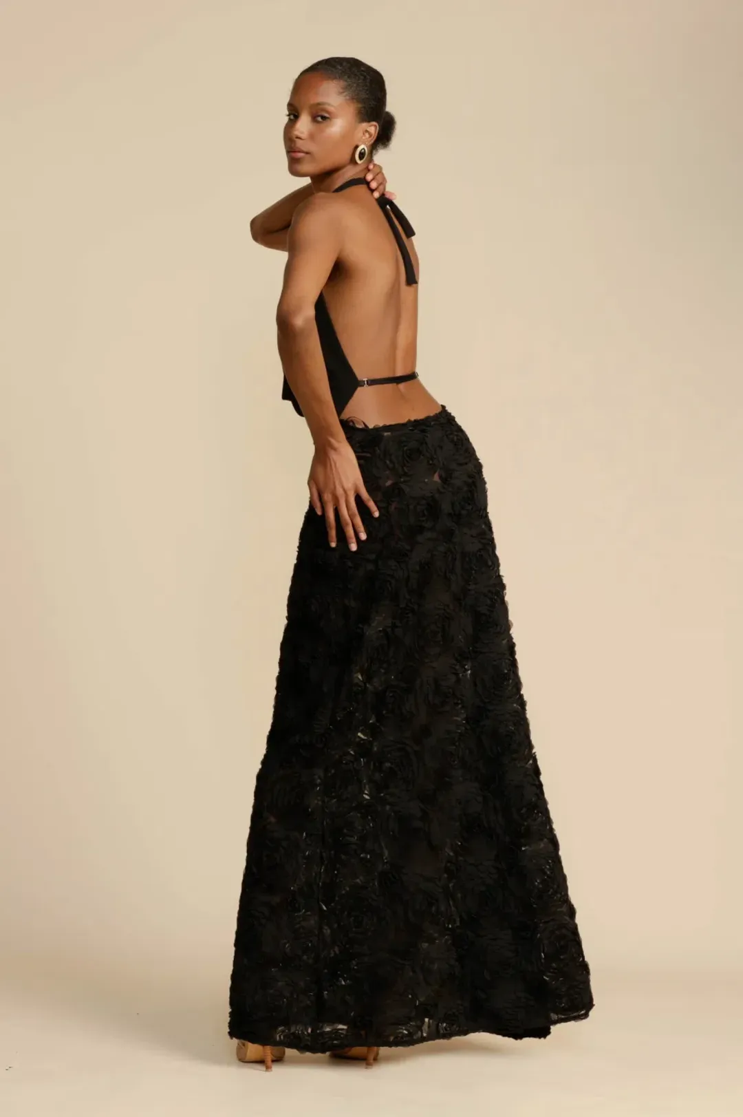 Arcina Ori Adriana Dress in Black Size AU 8 for rent on The Volte - main image