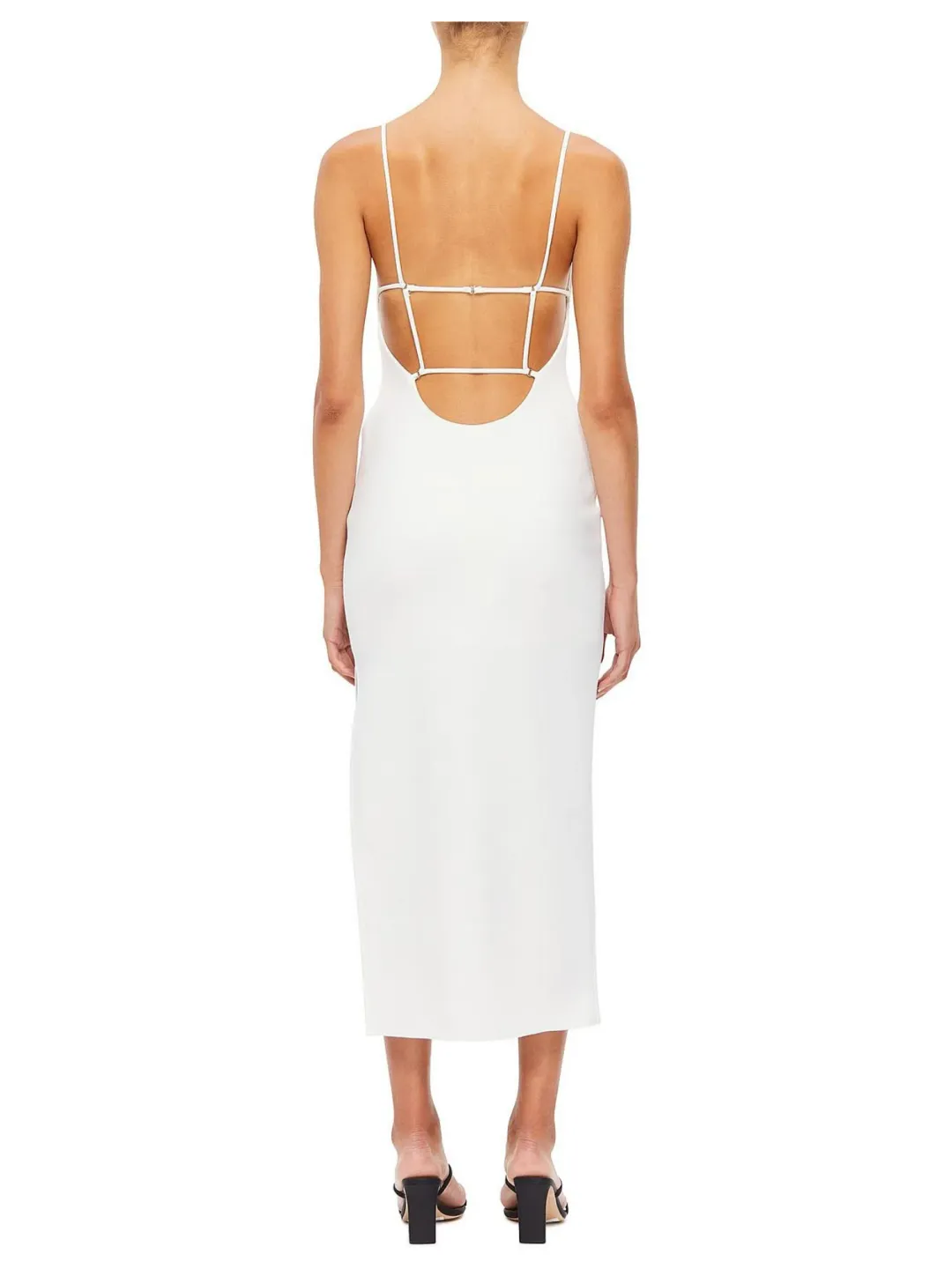Bec & Bridge Elroy Midi Dress in White Size AU 8 for rent on The Volte - main image