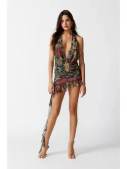 Jaded London Cindy Plunge Mini Dress Size AU 8 for rent on The Volte - image 1