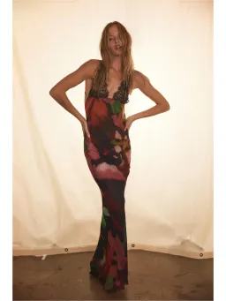Rat & Boa Paola Floral Slip Dress Multi Size Small / AU 8 for rent on The Volte - image 1