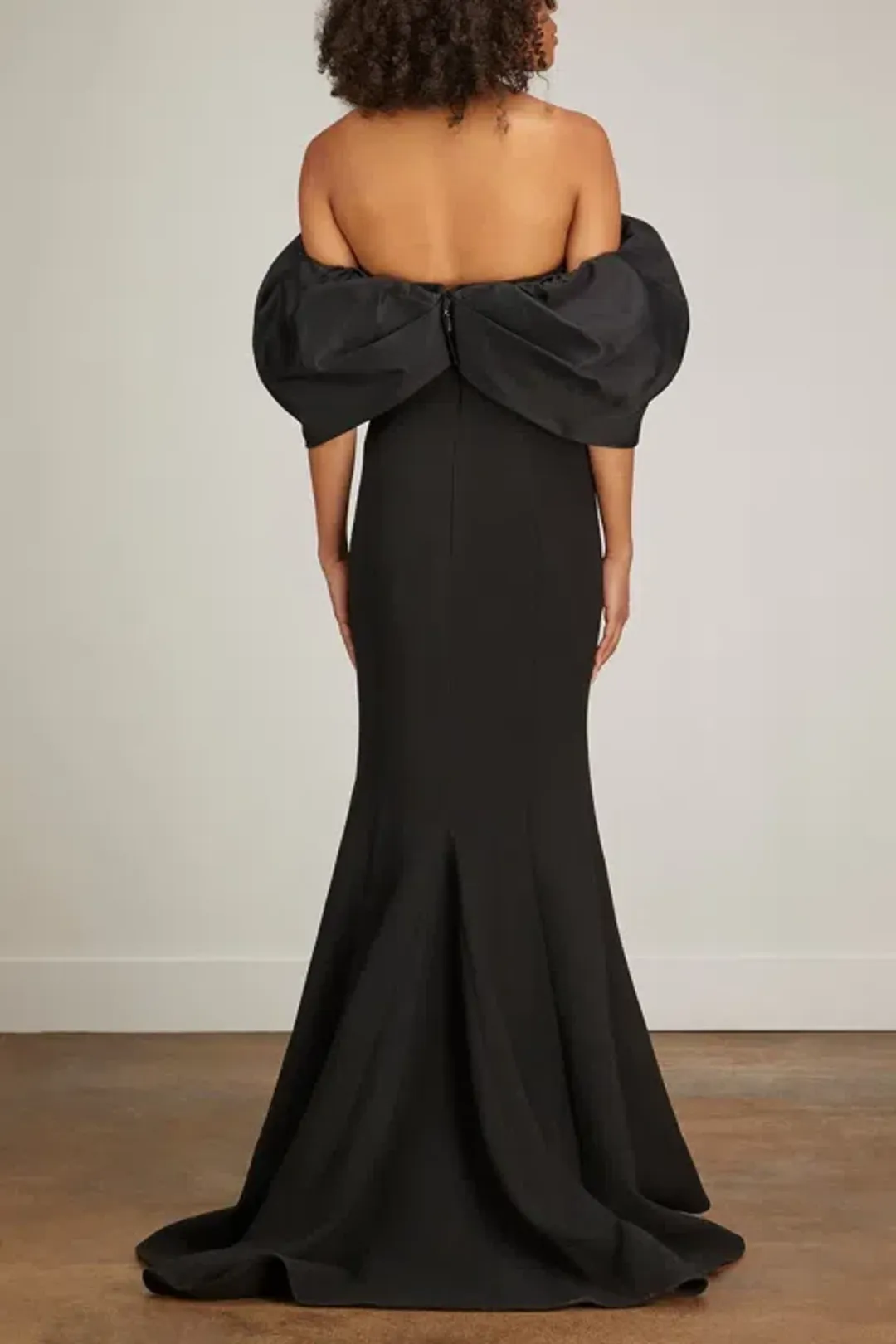 Rachel Gilbert Viola Gown Maxi Dress in Black Size AU 12 for rent on The Volte - main image