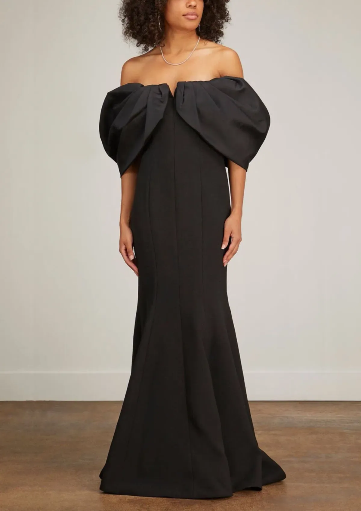 Rachel Gilbert Viola Gown Maxi Dress in Black Size AU 12 for rent on The Volte - main image