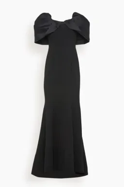 Rachel Gilbert Viola Gown Maxi Dress in Black Size AU 12 for rent on The Volte - image 4