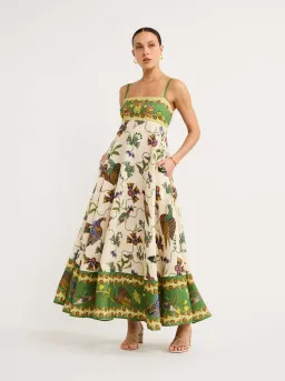Alemais Birdie Sundress In Multi Size 12 for rent on The Volte - image 5