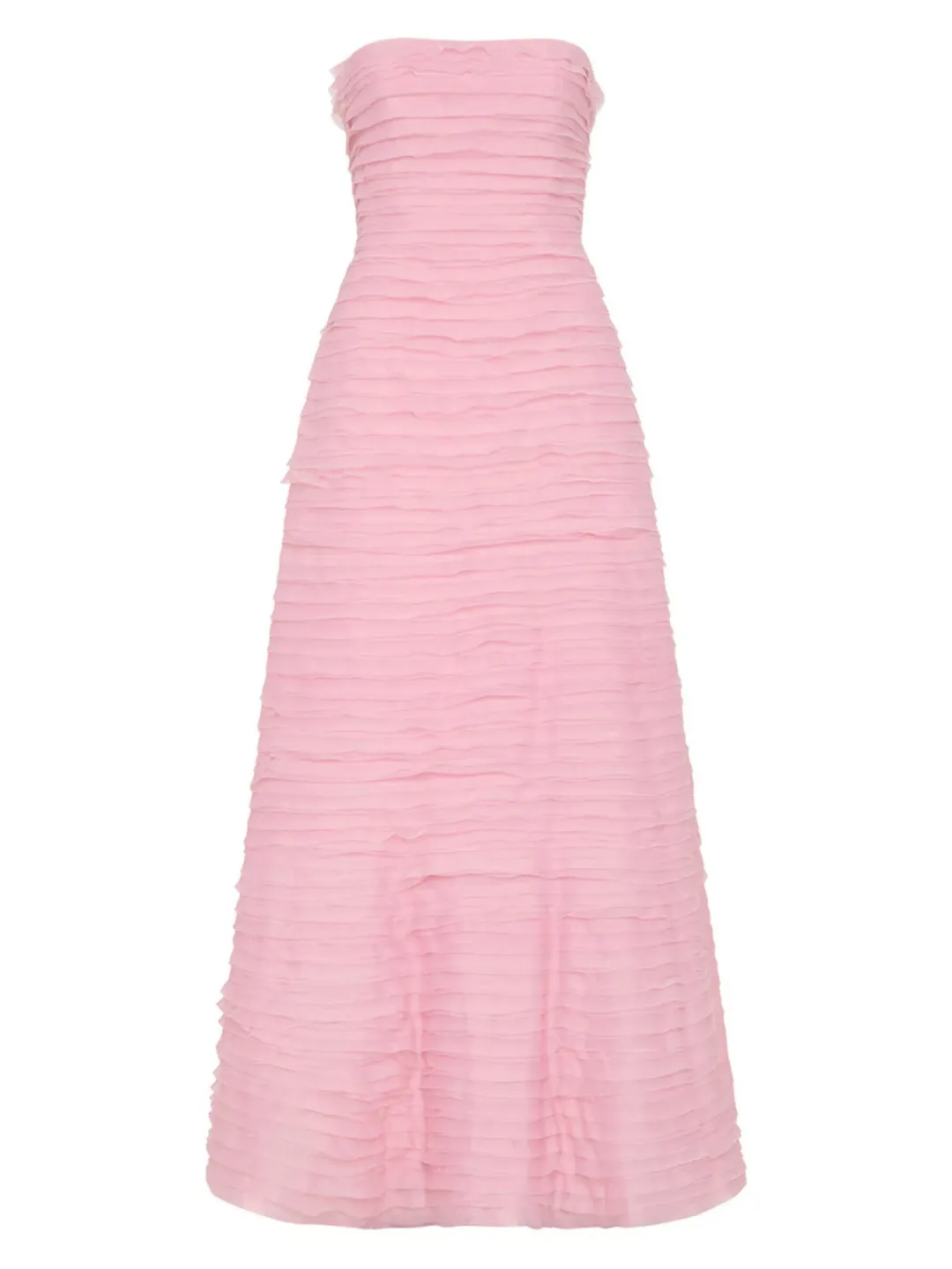 Aje Soundscape Maxi Dress in Chalk Pink Size AU 6 for rent on The Volte - main image
