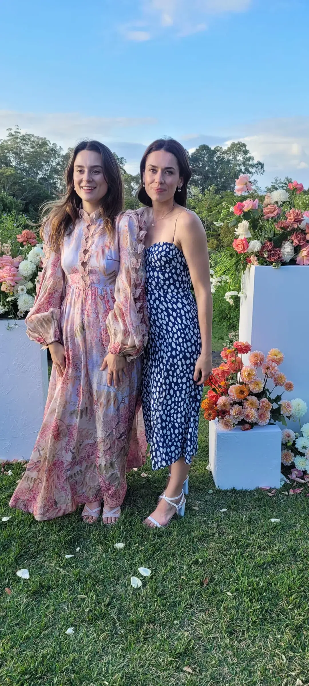 Zimmermann Botanica Butterfly Gown Floral Blush Size 1 / AU 10 for rent on The Volte - main image