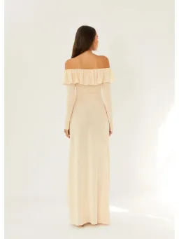 Arcina Ori Mila Dress In Beige Size S / AU 8 for rent on The Volte - image 3
