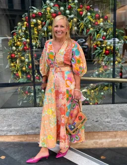 Zimmermann Lola Panelled Crop Top Size 1/Au 10 and Skirt Size 0/Au 8 in Spliced Floral for rent on The Volte - image 2