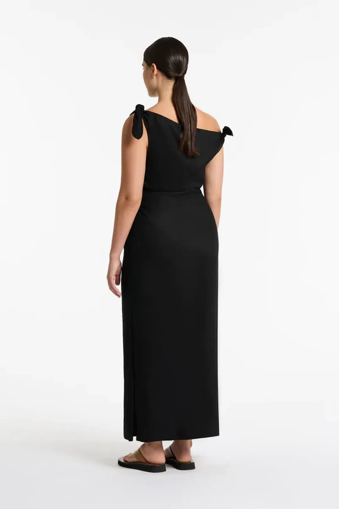 Sir The Label Bettina Off Shoulder Dress In Black Size 12 for rent on The Volte - main image