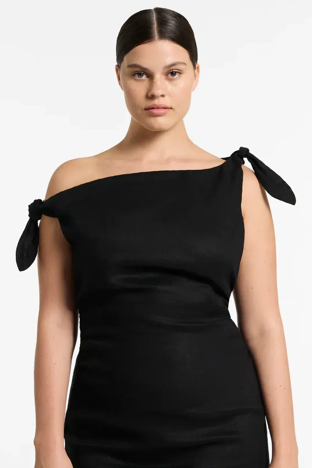 Sir The Label Bettina Off Shoulder Dress In Black Size 12 for rent on The Volte - main image