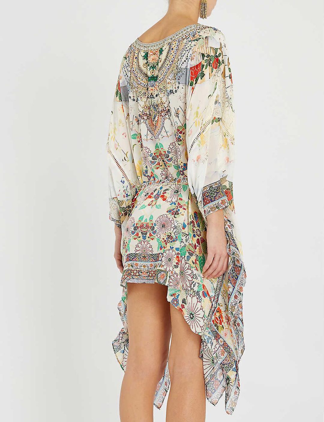 Camilla Time After Time Short Kaftan With Sheer Sleeves Size 10 for rent on The Volte - main image