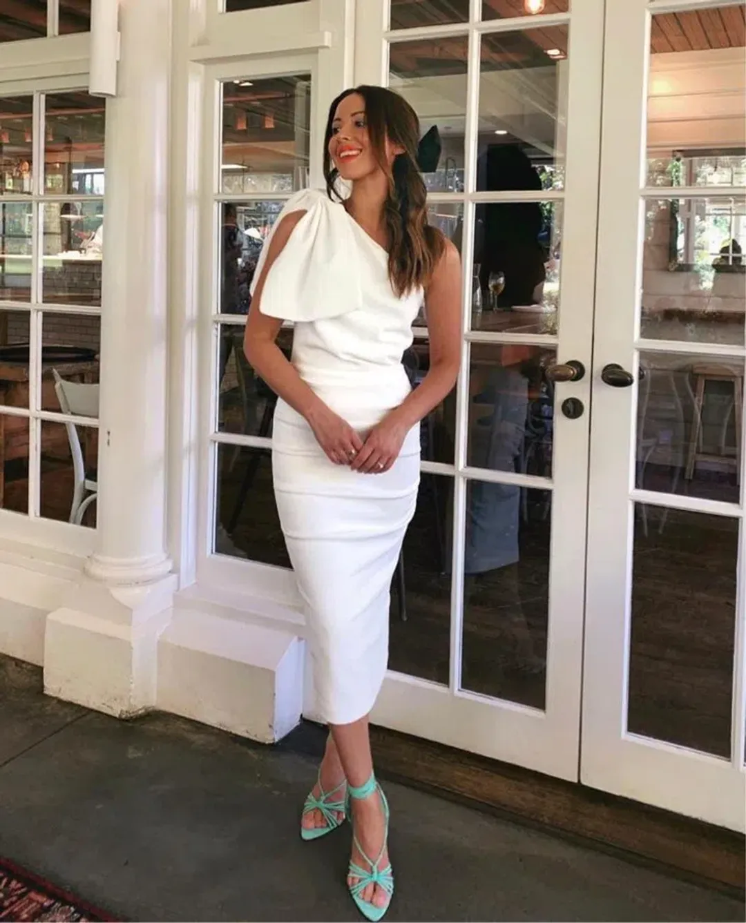 Sheike Verona Dress White Size 16  for rent on The Volte - main image