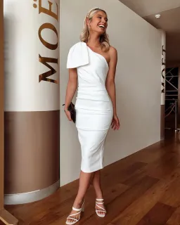 Sheike Verona Dress White  Size 14  for rent on The Volte - image 1