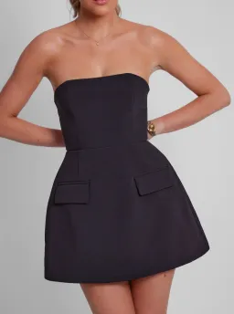 Odd Muse The Ultimate Muse Strapless Dress in Black Size 14 for rent on The Volte - image 2