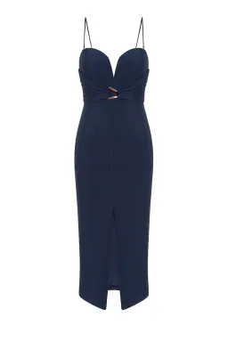 Sheike Bianca Dress Navy Size 16 for rent on The Volte - image 2