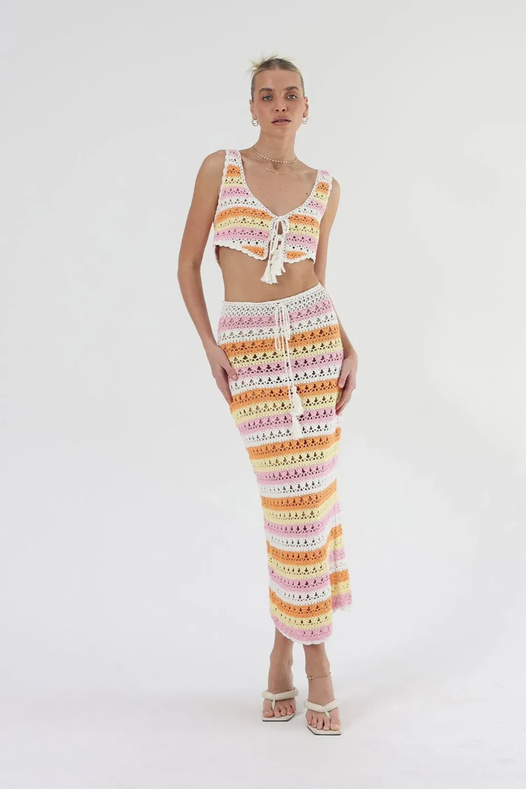 Isabelle Quinn Crochet Set Multi Size 6  for rent on The Volte - main image