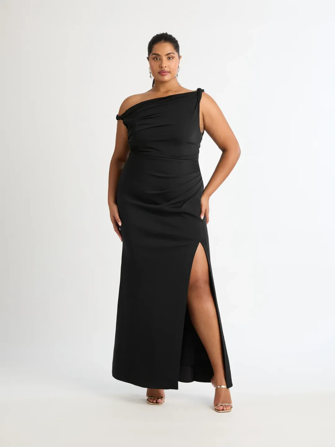 Sheike Stella Maxi Dress Black Size 16  for rent on The Volte - main image