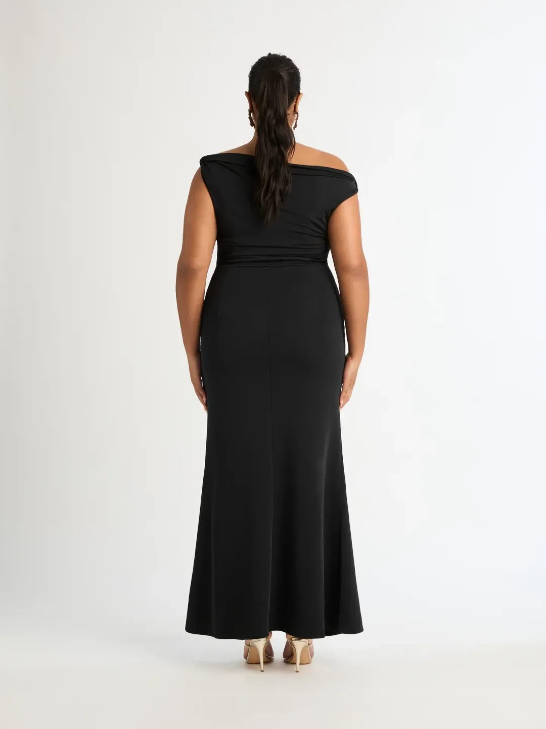 Sheike Stella Maxi Dress Black Size 16  for rent on The Volte - main image
