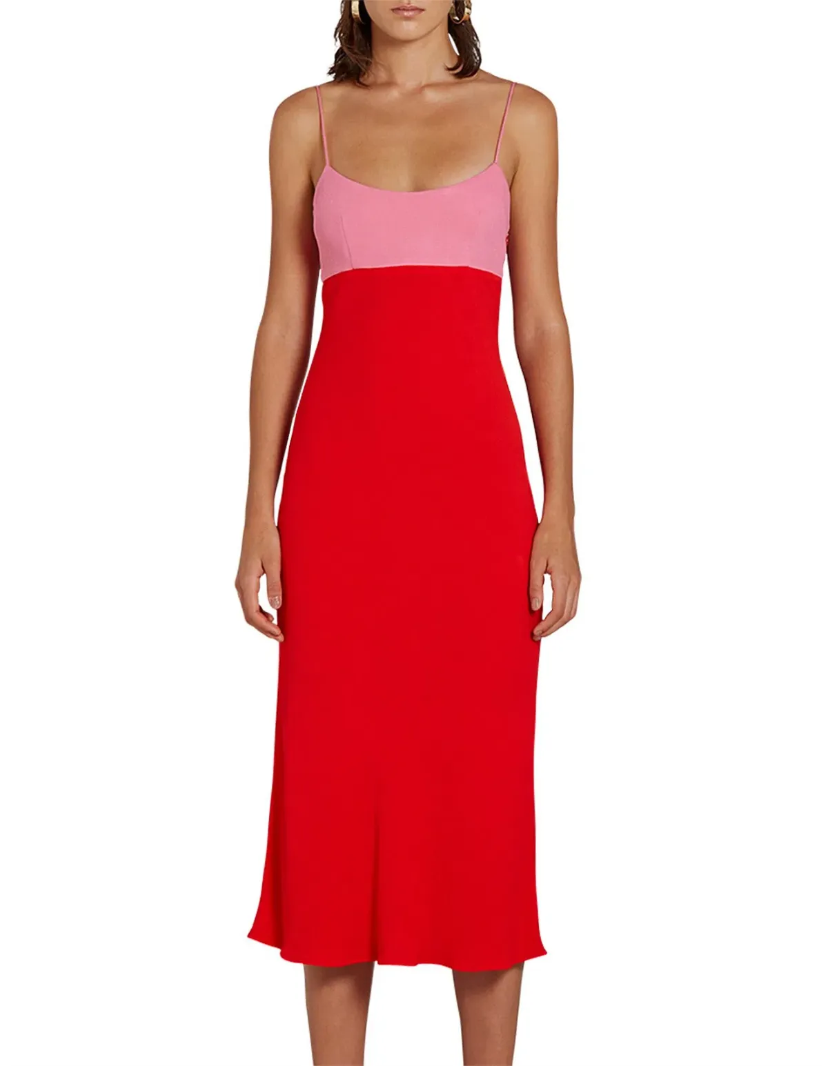 By Johnny Zinnia Slip Midi Dress Multi Size 6 for rent on The Volte - main image