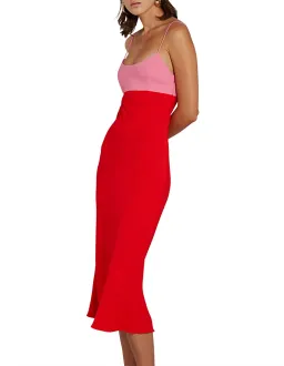 By Johnny Zinnia Slip Midi Dress Multi Size 6 for rent on The Volte - image 3