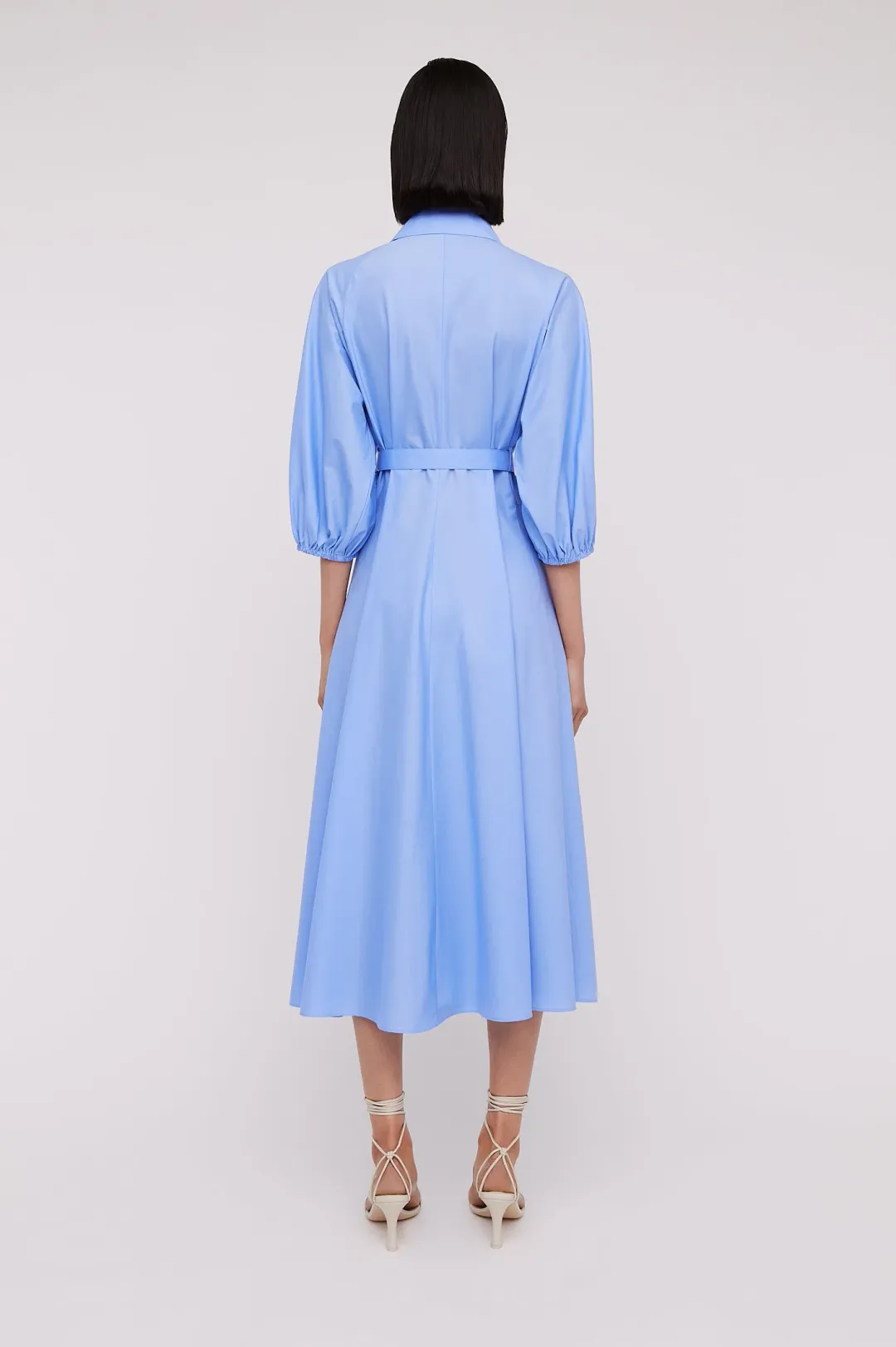 Scanlan Theodore Parachute Shirt Dress in Blue Size 10 for rent on The Volte - main image