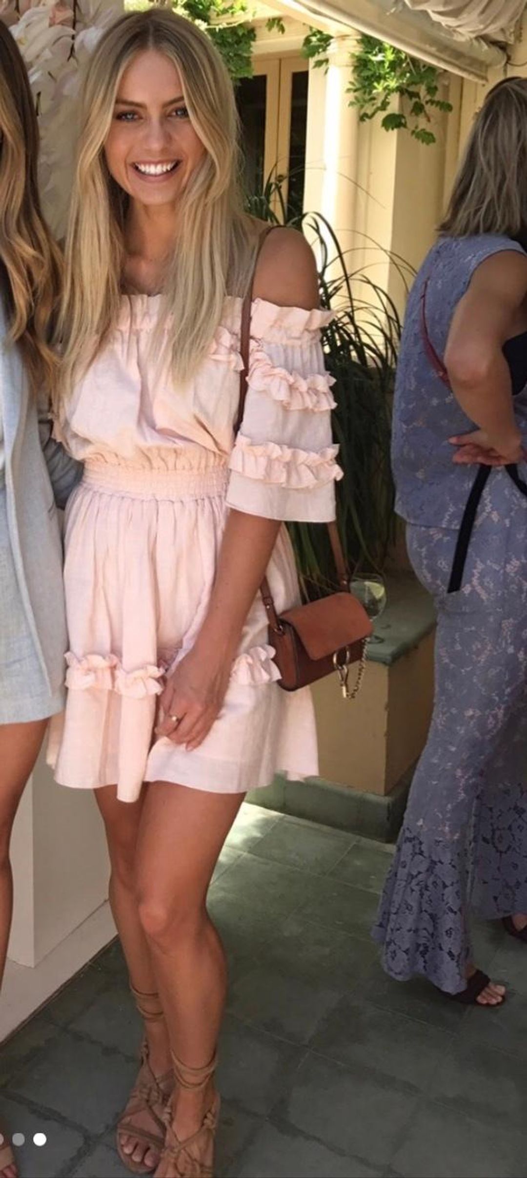 Steele Nude Soleil Dress Size 8 for rent on The Volte - main image