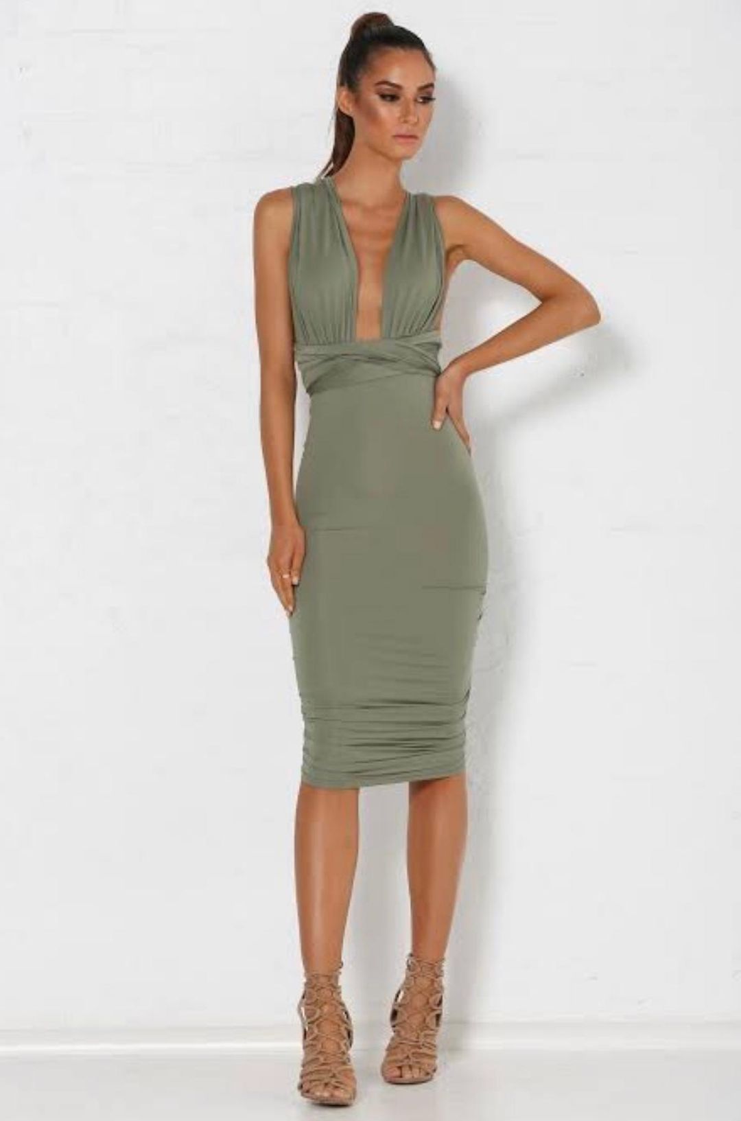 Meshki Audrina Multi Way Dress Size 10 for rent on The Volte - main image