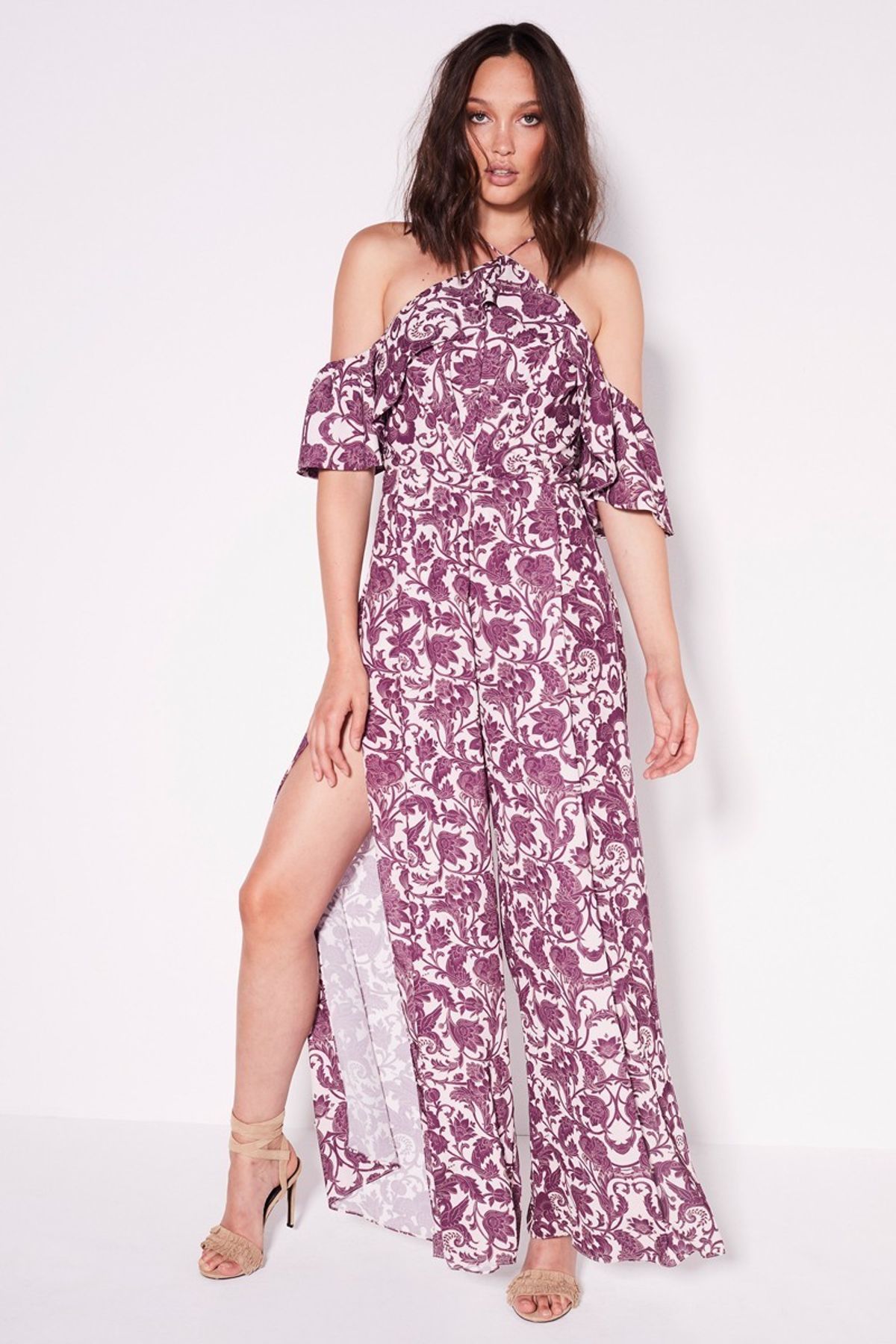 Sheike Parlour Jumpsuit Floral Print Size 8 for rent on The Volte - main image