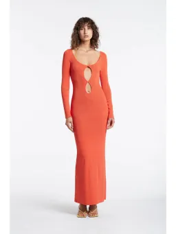 Sir the Label Petit Palace Midi Dress in Cherrybomb Size 2 / AU 10 for rent on The Volte - image 1