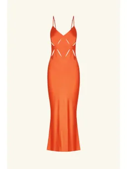 Shona Joy Milo Cut Out Midi Dress Hibiscus Size AU 6 for rent on The Volte - image 4